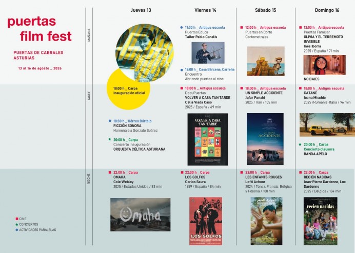 Puertas Film Fest convierte Puertas de Cabrales en punto de encuentro para el cine del 13 al 16 de agosto
