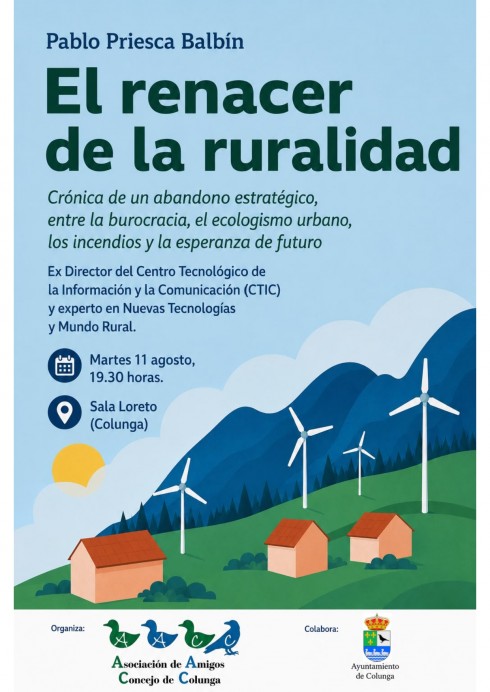 Colunga aborda el futuro del medio rural con la conferencia 