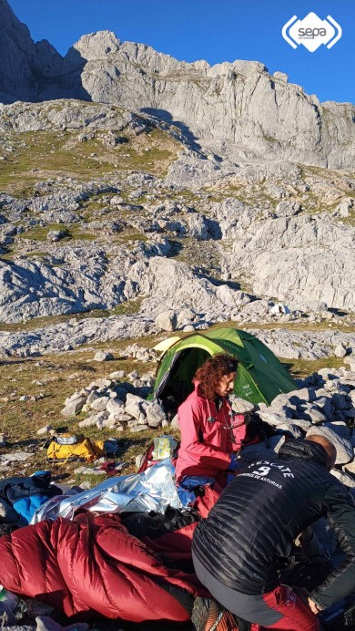 Dos rescates de montaña en Cangas de Onís movilizan al Grupo de Rescate del SEPA