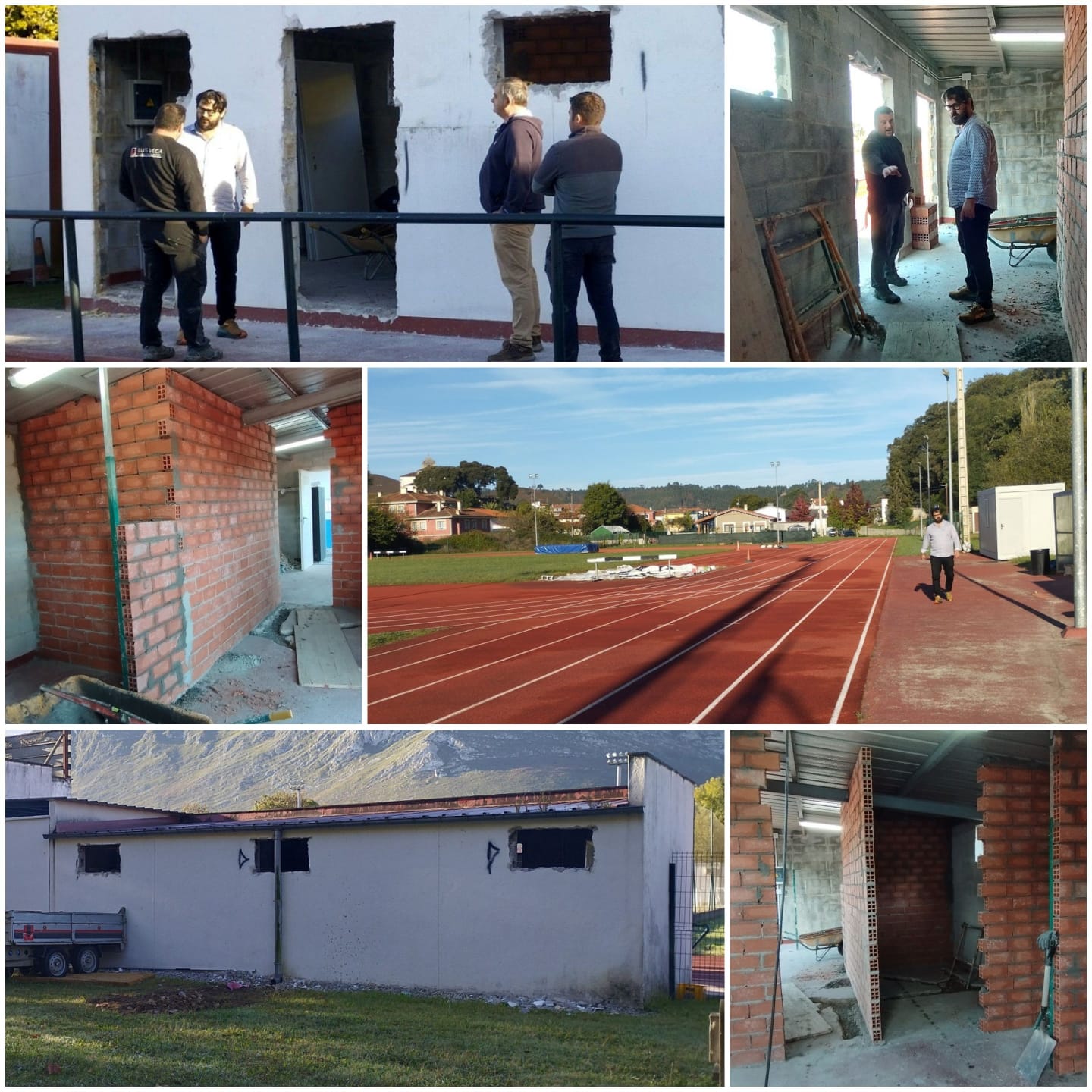 Llanes inicia las obras de los nuevos vestuarios en la Pista Municipal de Atletismo de La Corredoria Llanes inicia las obras de los nuevos vestuarios en la Pista Municipal de Atletismo de La Corredoria